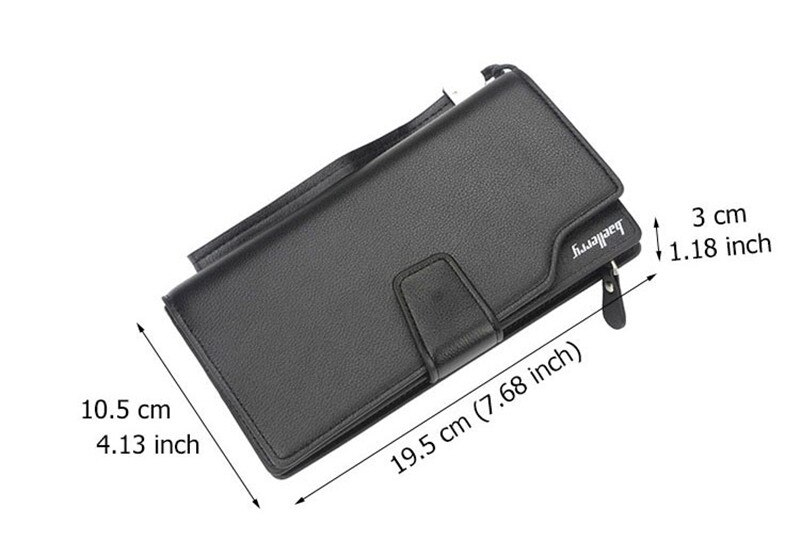 Baellerry Luxury Brand Men's Wallets Men Long Purse Wallet Male Clutch PU Leather Zippers Wallet Men Business Wallet Coin Purse Baellerry Luxury Brand Men's Wallets Men Long Purse Wallet Male Clutch PU Leather Zippers Wallet Men Business Wallet Coin Purse