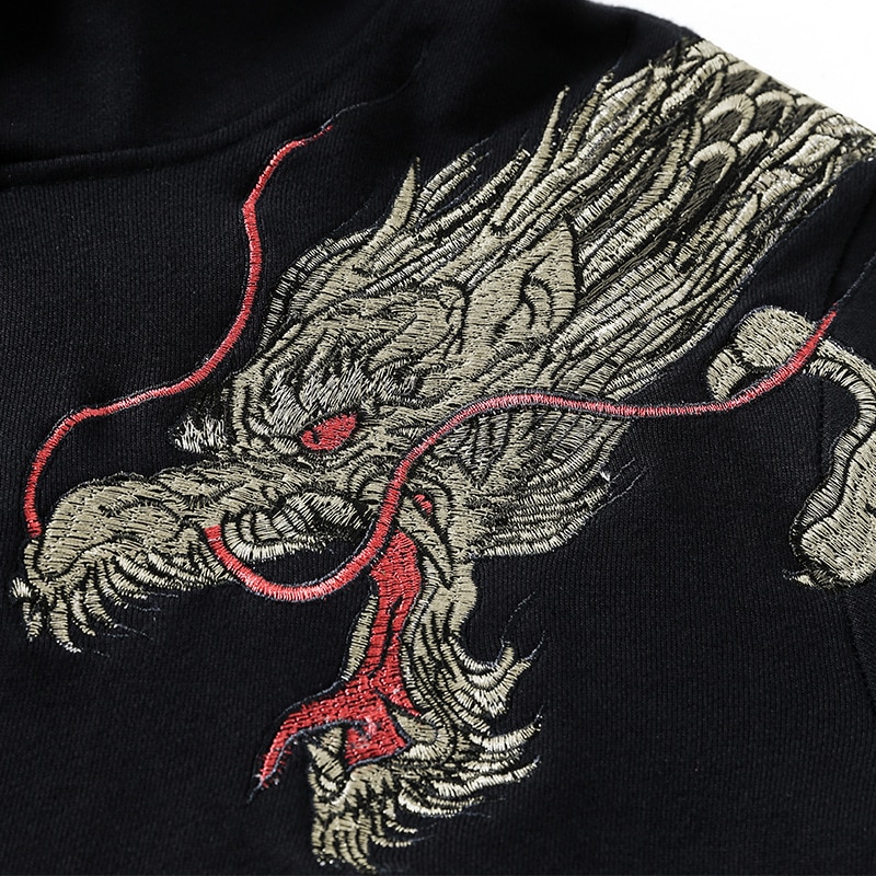 Dragon Embroidery Fleece Coat National Giant Popular Hoodie Yes Hooded Casual Animal Cotton None Hoodies Hip Hop New Arrival Dragon Embroidery Fleece Coat National Giant Popular Hoodie Yes Hooded Casual Animal Cotton None Hoodies Hip Hop New Arrival